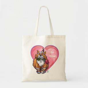 Ginger Cat Valentine Day Tygkasse