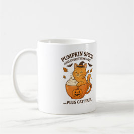 Ginger Cat Witch - Cute Halloween-design med Pump Kaffemugg