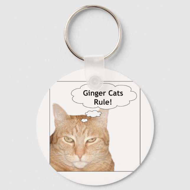 Ginger Cats-regel! Nyckelring (Framsida)