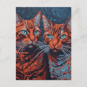 Ginger Cats Vykort