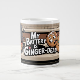 Ginger-Död Batteri Jumbo Mugg