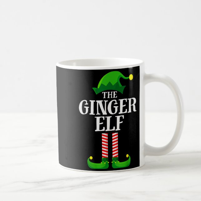 Ginger Elf Matching Family Group Christmas Party P Kaffemugg (Höger)