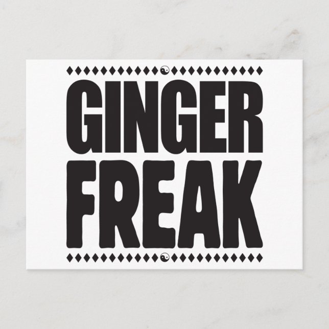 Ginger-Freak Vykort (Framsida)