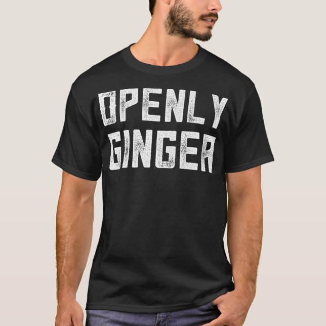 Ginger Gag Gifts från Rödhåriget Gift Open Ginger T Shirt (Framsida)
