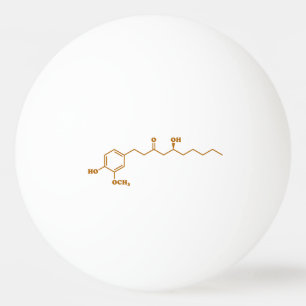 Ginger Gingerol Molecule Chemical Formula Pingisboll