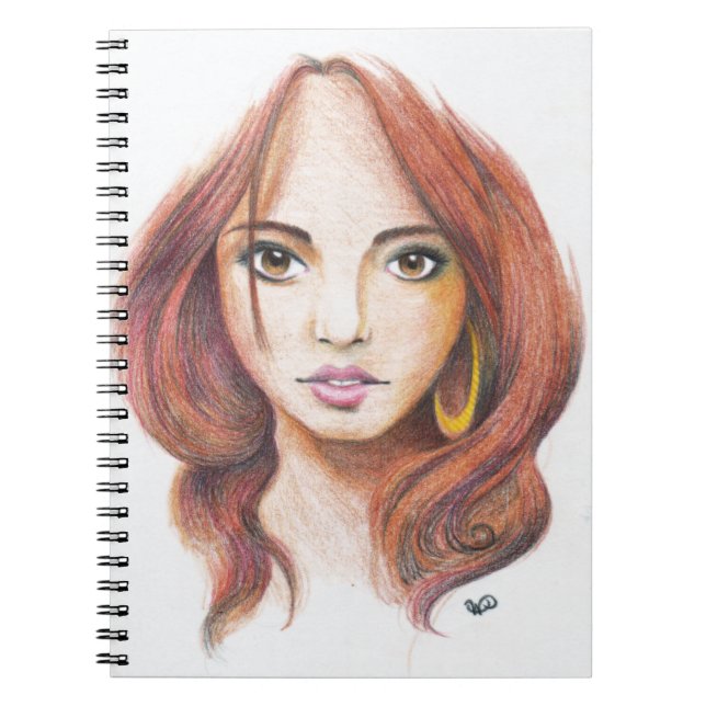 Ginger Girl Anteckningsbok (Framsidan)
