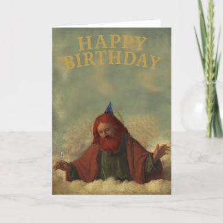 Ginger God Birthday Card Kort
