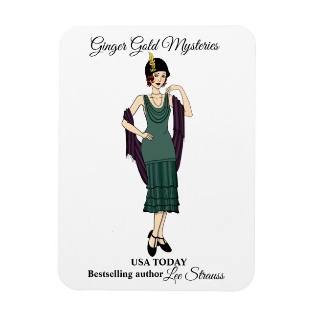 Ginger Guld Magnet (Vertikal)