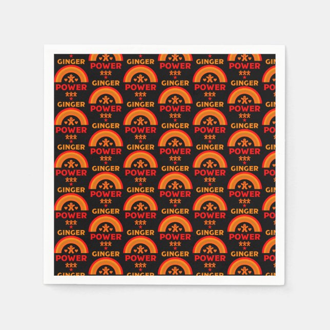 Ginger Hair-Pride Pappersservett (Framsidan)