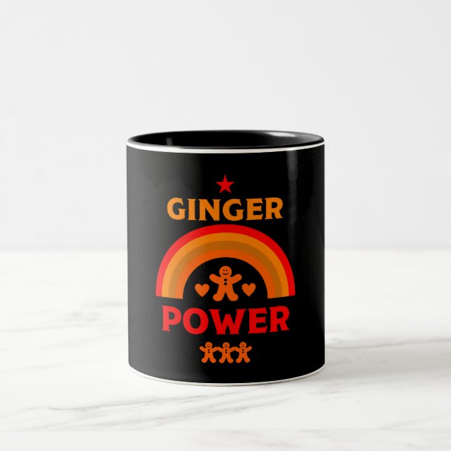 Ginger Hair-Pride Två-Tonad Mugg (Center)