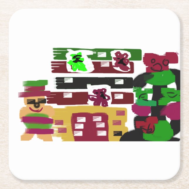 Ginger-hotell Underlägg Papper Kvadrat (Framsidan)