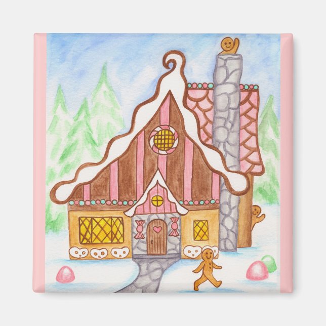 ginger_house_wave-magnet magnet (Framsidan)