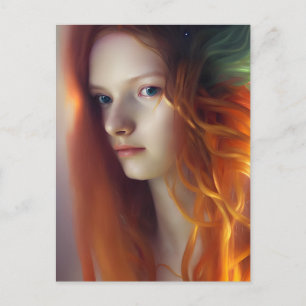 Ginger Hved Goddes Postcard Vykort