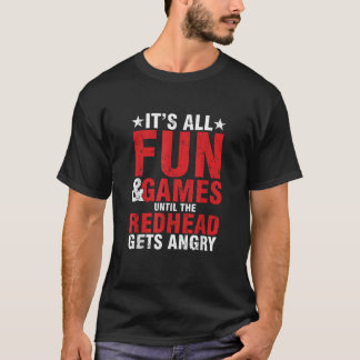 Ginger Irish All Roligt Games tills Rödhåriget bli T Shirt