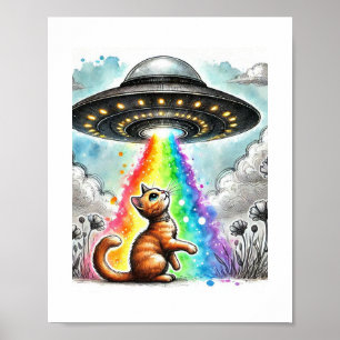 Ginger Kattunge och UFO Poster