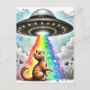 Ginger Kattunge och UFO Vykort