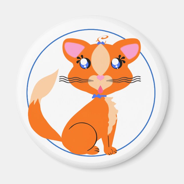 Ginger Kattunge Toon Magnet (Framsidan)