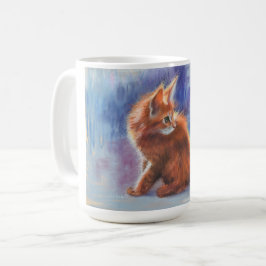 Ginger Kitten i Pastel Light Kaffemugg