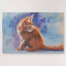 Ginger Kitten i Pastel Light
