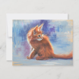 Ginger Kitten i Pastel Light Vykort