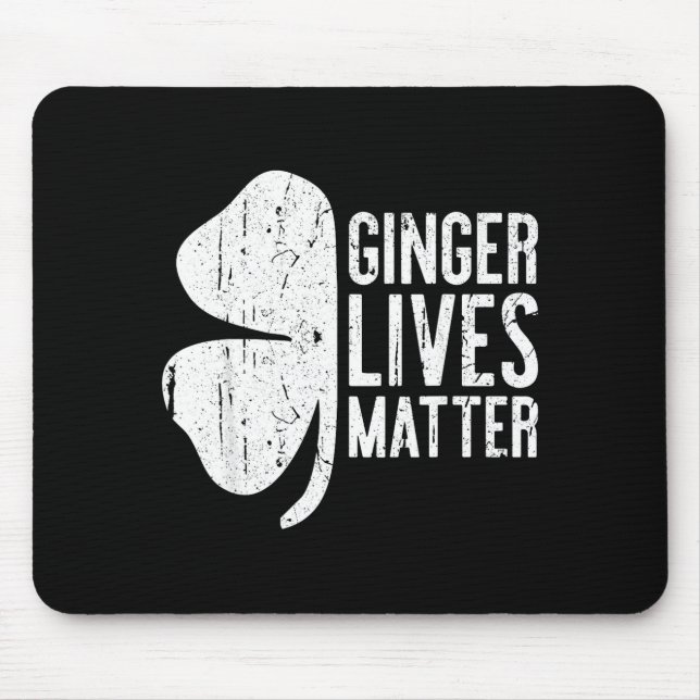 Ginger Lives Shirt Irish Men Women St Patricks Day Musmatta (Framsidan)