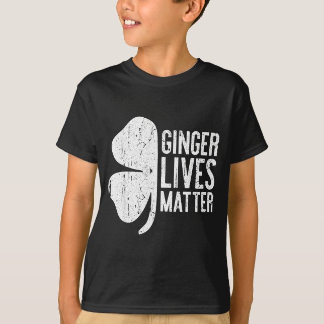 Ginger Lives Shirt Irish Men Women St Patricks Day T Shirt (Framsida)