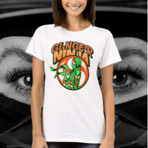 Ginger Ninja Kvinna T Shirt