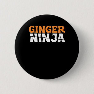 Ginger Ninja Rödhårig Red Hair Rödhårig Freckles G Knapp