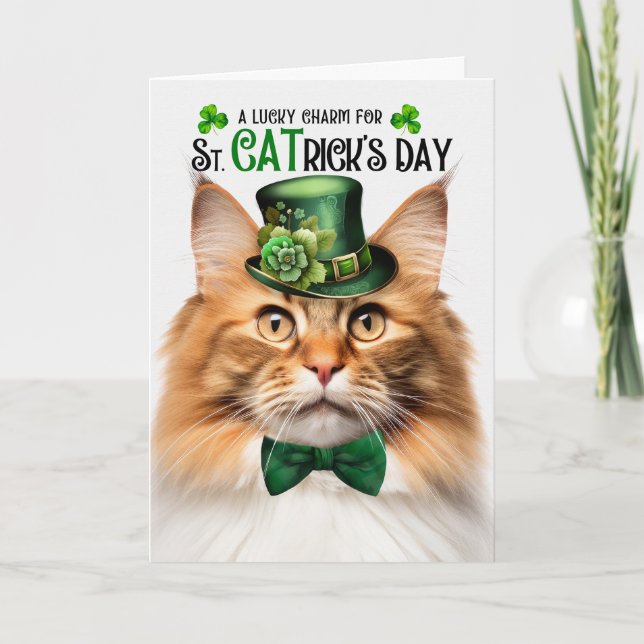 Ginger, Norsk skogsklass, St CATricks dag Helgkort (Framsida)