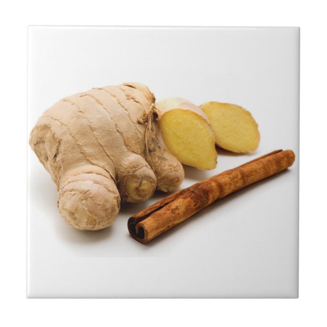 Ginger och Cinnamon Kakelplatta (Framsidan)