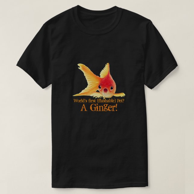 Ginger Pet Fish T-Shirt (Design framsida)