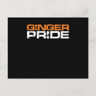 Ginger Pride Red Hair Rödhårig Rödhårig Gift Vykort