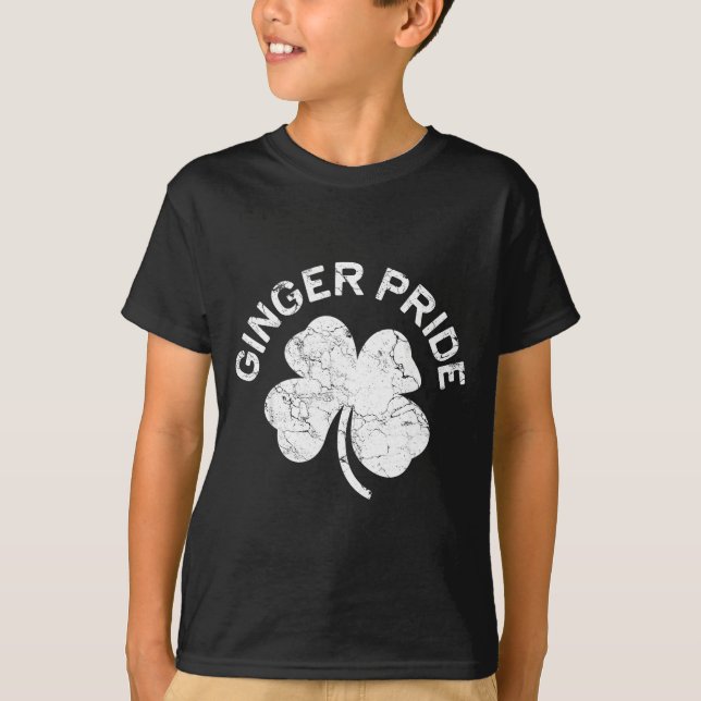 Ginger Pride Shirt Irish Men Women St Patricks Day T Shirt (Framsida)