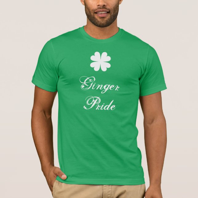 Ginger-Pride - St patricks day T Shirt (Framsida)