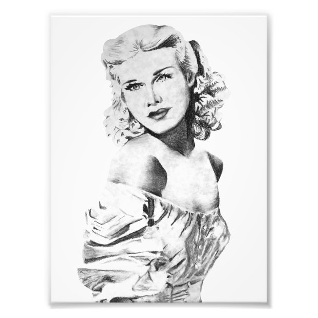 Ginger Rogers Fototryck (Framsidan)