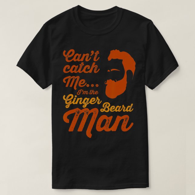 Ginger skägge man rolig Hipster-slogan för manar m T Shirt (Design framsida)