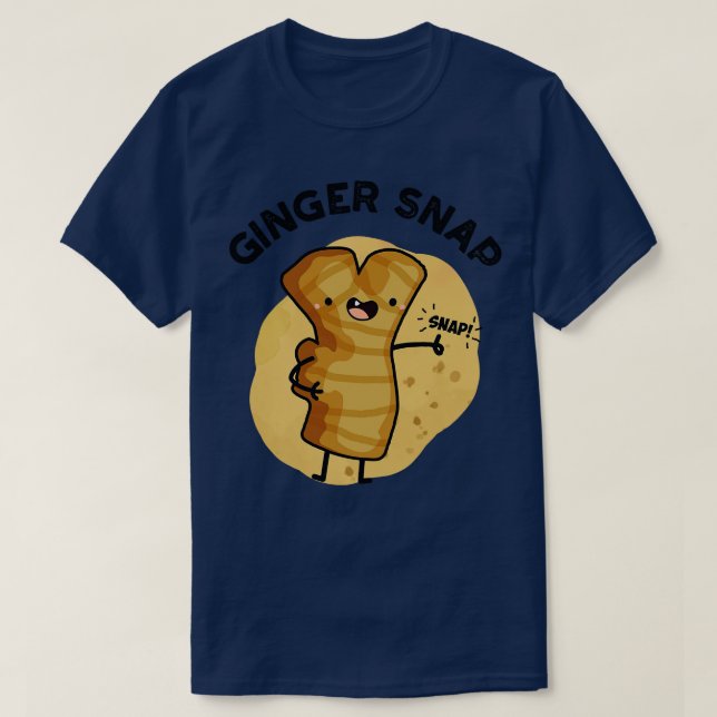 Ginger Snap Funny Food Herb Spice Pun 1 T Shirt (Design framsida)