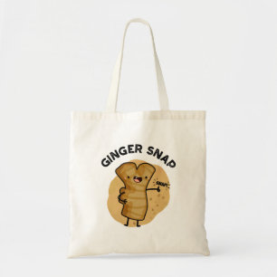 Ginger Snap Funny Food Herb Spice Pun Tygkasse
