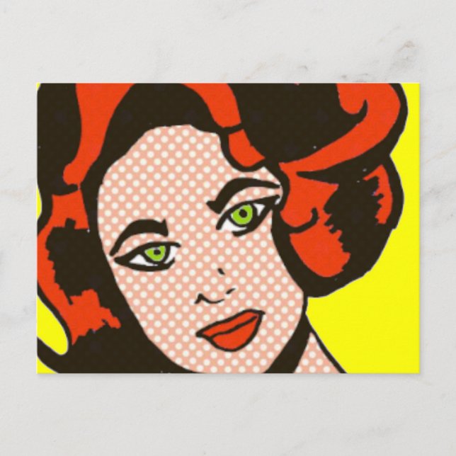 Ginger Snap Tecknad Bok vykort (Framsida)