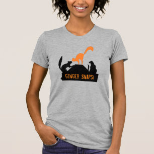 Ginger Snaps Halloween Cats T Shirt