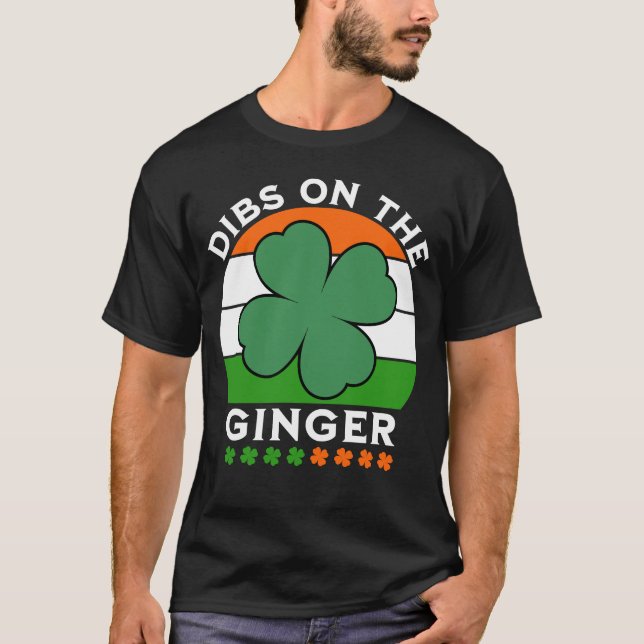 Ginger, St patricks day T Shirt (Framsida)