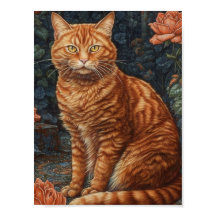 Ginger Tabby katt och Ro