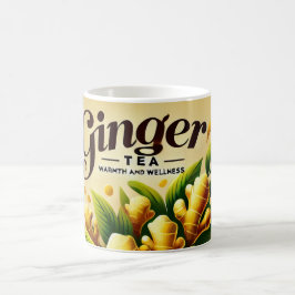 Ginger Tea Design AI art Kaffemugg
