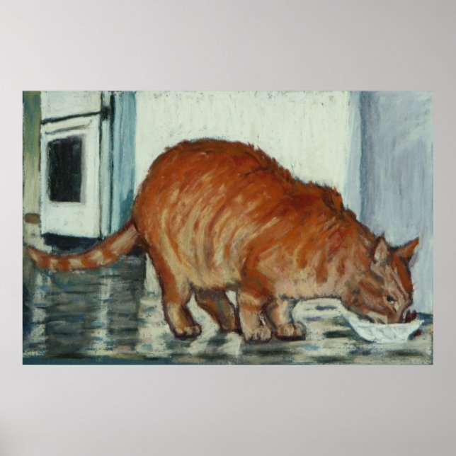 Ginger Tom Cat - Skriv ut eller Poster (Framsidan)