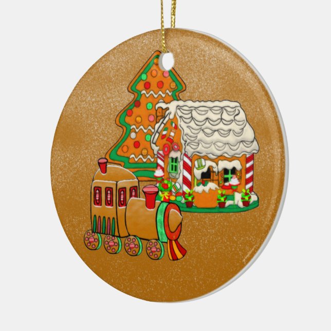 Ginger Town Julgransprydnad Keramik (Vänster)