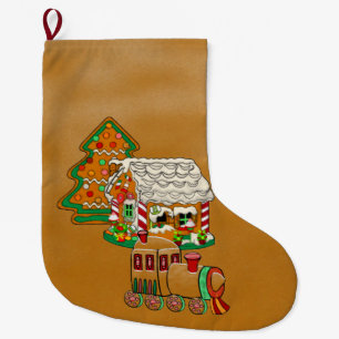 Ginger Town Stor Julstrumpa