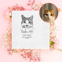 Ginger White Cat Personlig drar på mig