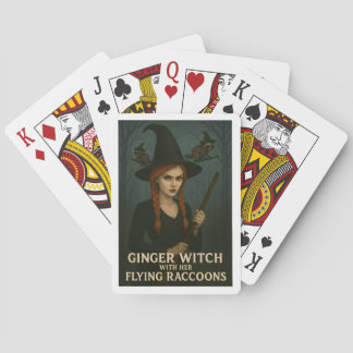 Ginger Witch med hennes flygande kapplöpningar Casinokort
