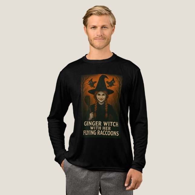Ginger Witch med hennes flygande kapplöpningar V2 T Shirt (Hel framsida)