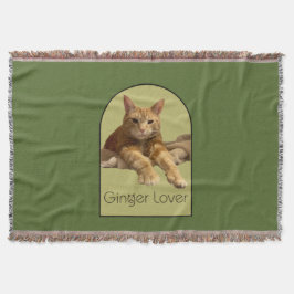 Gingerälskare Mörk Olivgrön Kastkastrull Filt
